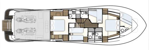 Motor Yacht MONACHUS YACHTS Monachus 70 Fly Plan du bateau