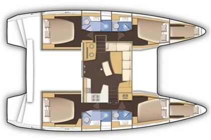 Aluguel Catamarã  Lagoon 46  Lêucade