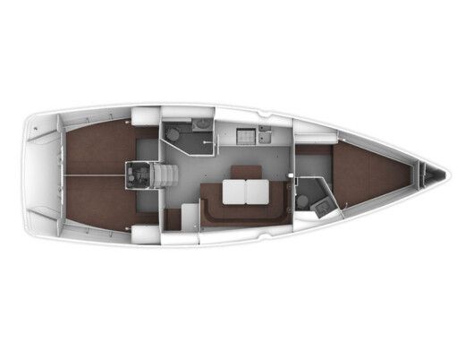 Sailboat BAVARIA CRUISER 41 Boat design plan