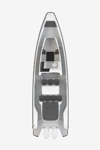 Motorboat Axopar 37 Sun Top Boat layout