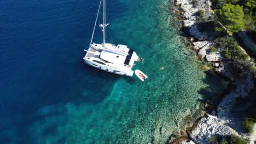 Seget Donji Catamaran FOUNTAINE PAJOT LUCIA 40 alt tag text