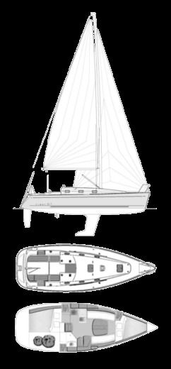 Sailboat Beneteau First 31.7 Boat design plan