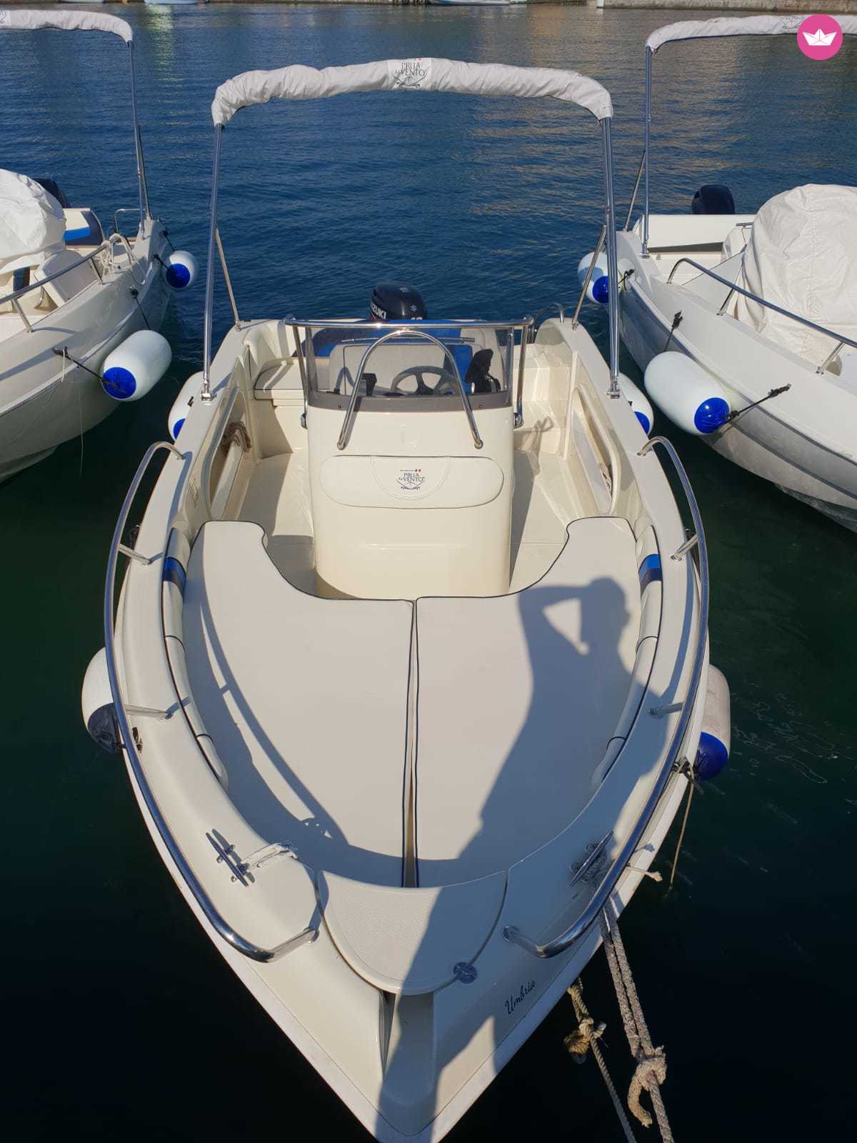 Bateau sans permis Prua al Vento e idea marine e Quick silver 5.80 40cv