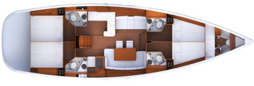 Sailboat Jeanneau Jeanneau 53 boat plan