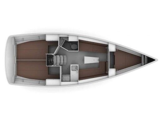 Sailboat Bavaria Cruiser 34 Plan du bateau