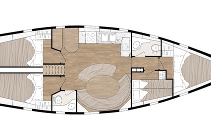 Ocean Star 44.1 with AC and Electric Generator