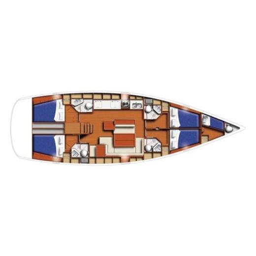 Sailboat Beneteau Oceanis 50 Boat design plan