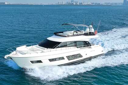 Hire Motorboat 6- 20 MT 3 CABINS FERETTI 670 2019 Dubai