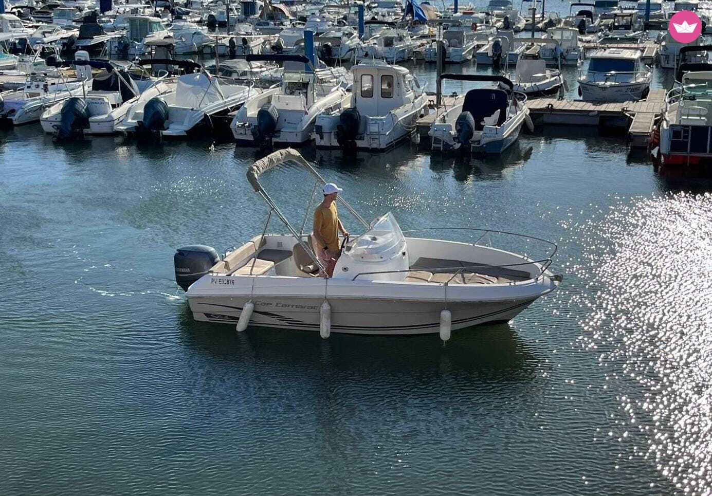 Bateau à moteur Jeanneau Cap Camarat 5.5 - GRAND BAIN DE SOLEIL! 100cv