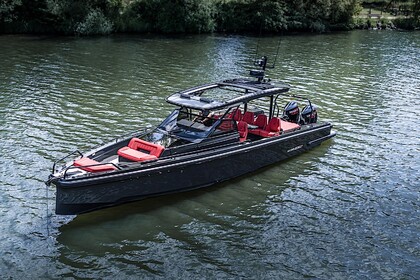 Charter Motorboat Axopar Brabus Shadow 900 Black Ops Limited Editon Barcelona