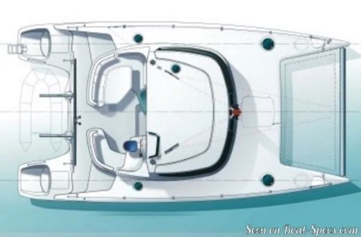 Catamaran Fountaine Pajot Lavezzi 40 Boot Grundriss