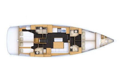 Verhuur Zeilboot  Jeanneau 54 Kaštel Gomilica