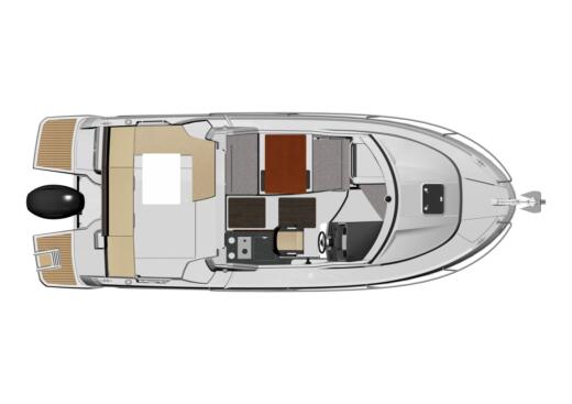 Motorboat Jeanneau Merry Fisher 795 Boat layout