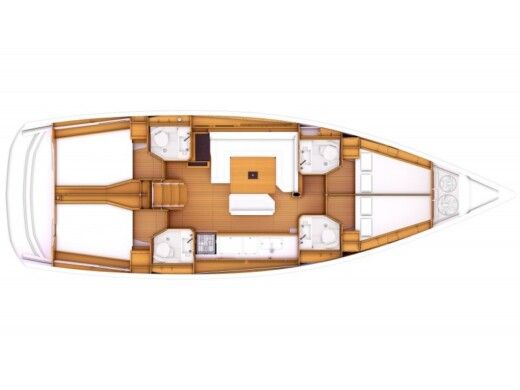 Sailboat JEANNEAU SUN ODYSSEY 469 Boat layout