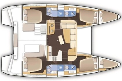 Location Catamaran  Lagoon 42 Lefkada