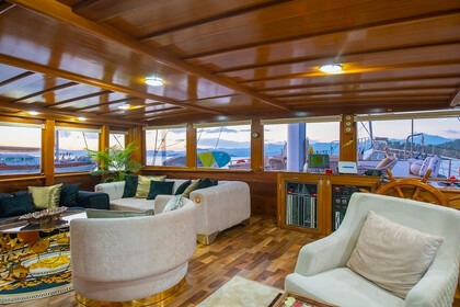 Luxury 35 Meter Gulet Charter in the Aegean