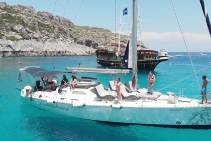 Miete Segelboot RHODES BEAUTIFUL BAYS FULL DAY CRUISE Dromor - Venus 16 Rhodos