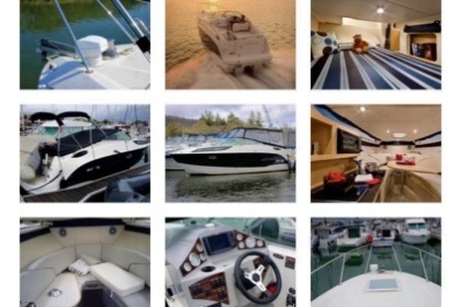 Enjoy between lake and mountains aboard our magnificent Bayliner 255!