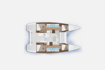 Noleggio Catamarano Lagoon 40 Lefkada