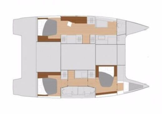 Catamaran Fontaine Pajot Saona 47 Boat design plan