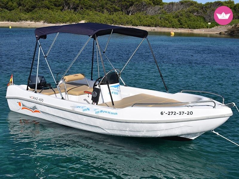 Bateau sans permis VORAZ 450 15cv 2