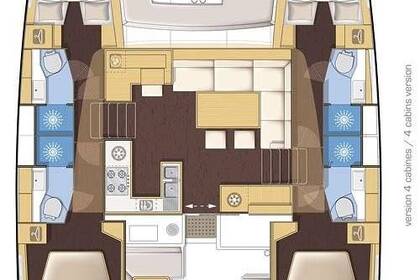 Location Catamaran LAGOON Lagoon 450f Alimos