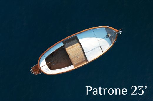 Motorboat Splendido Gozzo Patrone 23 Planimetria della barca