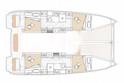 Charter Catamaran  Excess 11 CAT Tivar