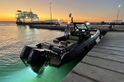 Verhuur RIB Technohull 12 meters !! 7 hours cruise Parikia