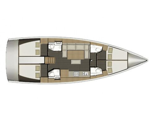 Sailboat DUFOUR 460 GL Boat layout