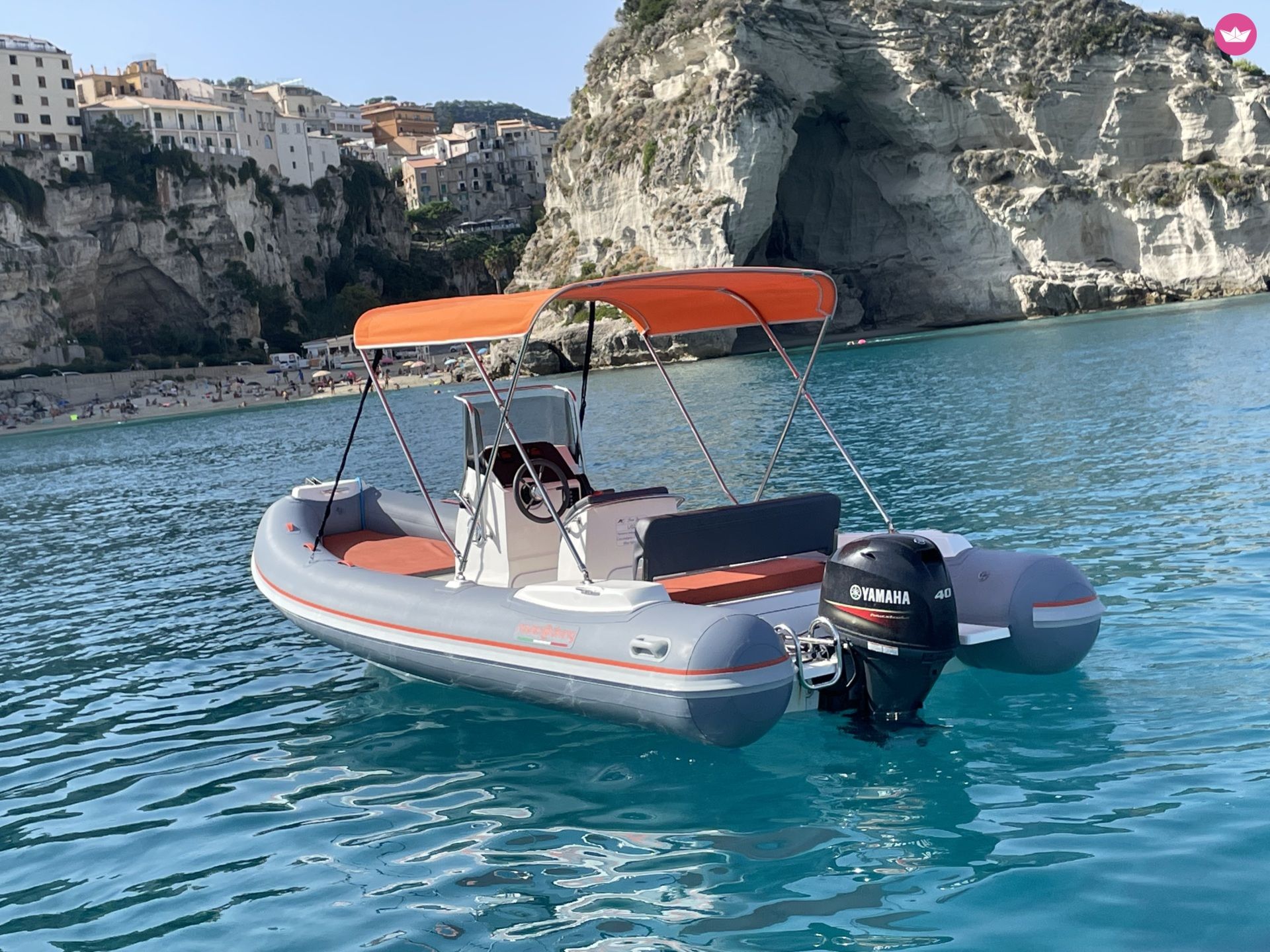 Bateau sans permis Nautica Diving Sp 90 40cv