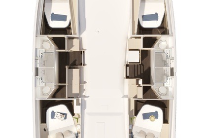 Charter Catamaran Fountaine Pajot Fountaine Pajot New 44 Quatuor - 4 + 2 cab. Trogir