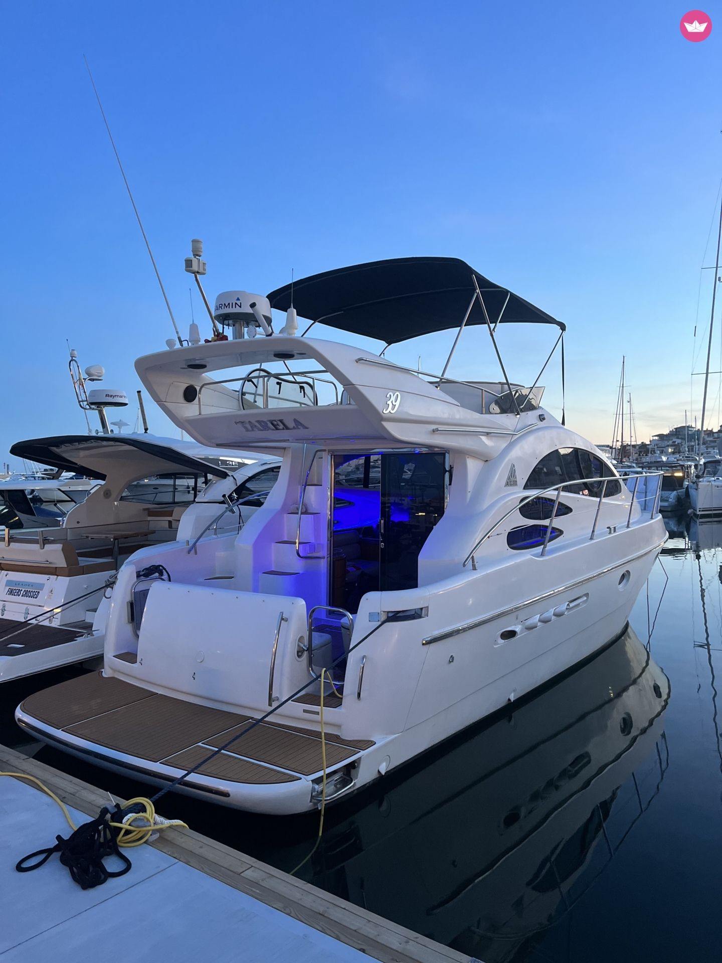 Bateau à moteur Azimut 39 fly 700cv 2