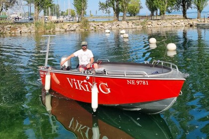 Rental Motorboat Viking 460 Saint-Blaise