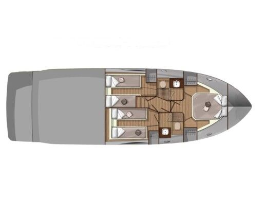 Motorboat Sessa Marine F47 boat plan