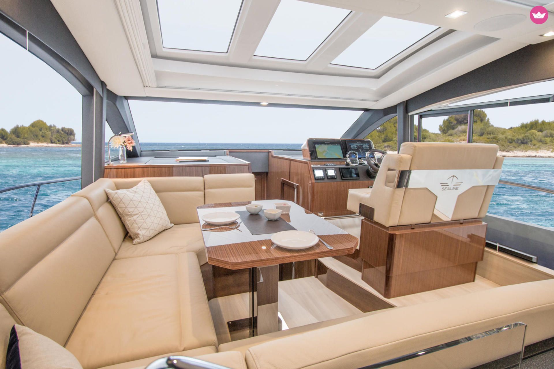 Charter Motorboat Sealine C430 Athens