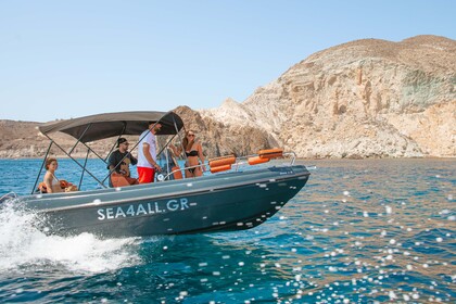 Hire Boat without licence  Karel Ithaca Santorini
