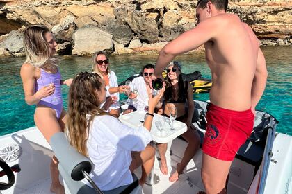 Spettacolare barca senza patente per 8 persone