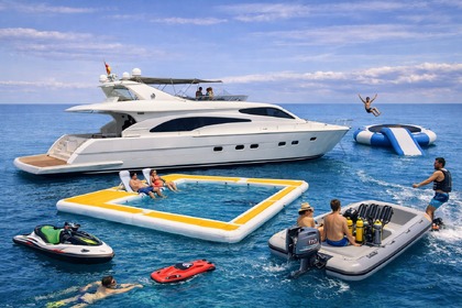 Miete Motoryacht Ferreti 68 aniversary Ibiza