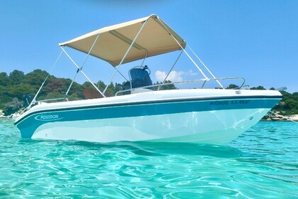 Rental Boat without license  Poseidon Blue water 170 Vourvourou