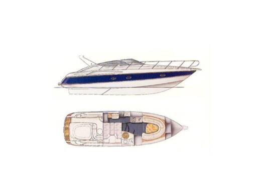 Motorboat Cranchi Endurance 39 boat plan