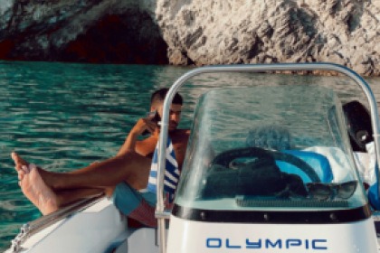 Verhuur Boot zonder vaarbewijs  olympic speedboat 4.5cc Milos