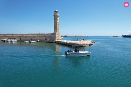 Miete Boot ohne Führerschein  Yamaha Compass 160e Rethymno