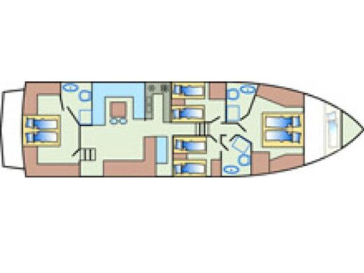 Motor Yacht Yaretti Yaretti 1910 Boat layout