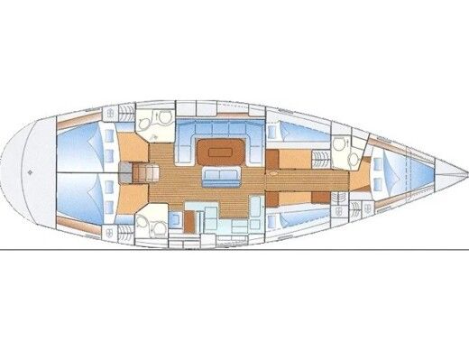 Sailboat  Bavaria 50 (Refit 2023) Boat design plan