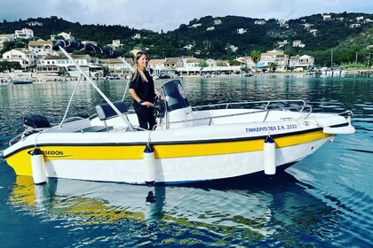 Charter Boat without licence  Poseidon Blu Water Corfu
