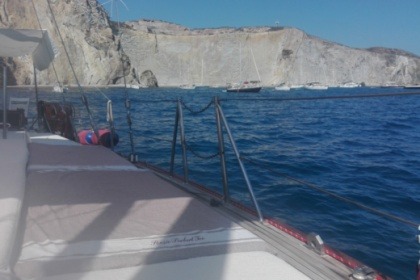 O cruzeiro à vela para as Ilhas Eólias