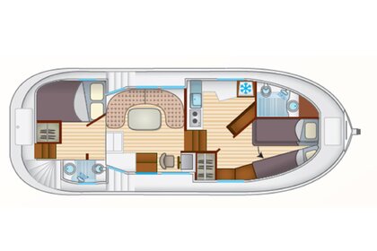 Noleggio Houseboat Pénichette Flying Bridge 1020 FB Lattes