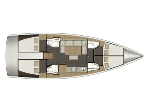 Sailboat DUFOUR 460 GL Boat design plan