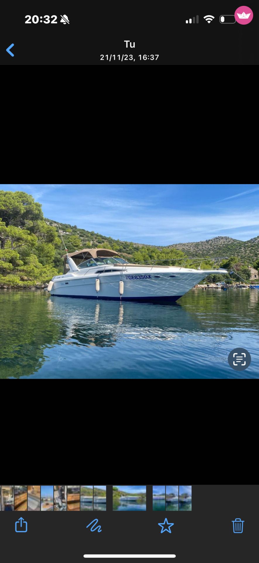 Bateau à moteur Sea Ray